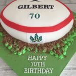 rugby ball cake