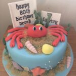 crab birthday cake